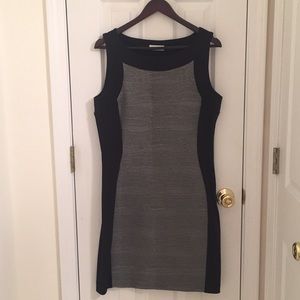 Calvin Klein Black/Silver Dress, Size 12